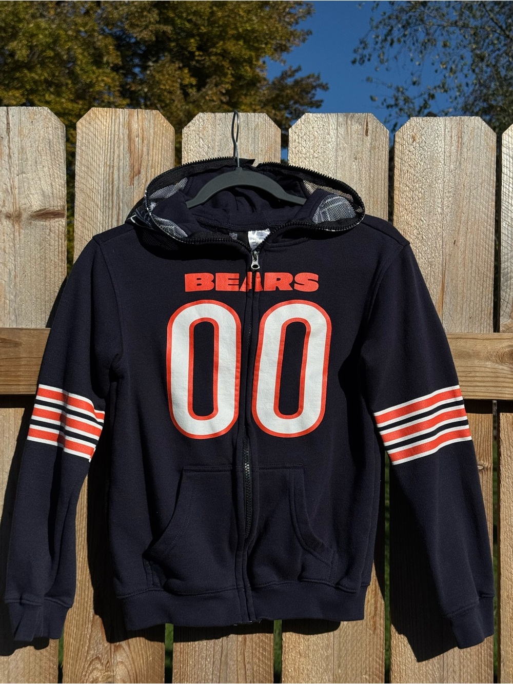 NFL Team Apparel Chicago Bears #00 Boys Youth Medium Hoodie
